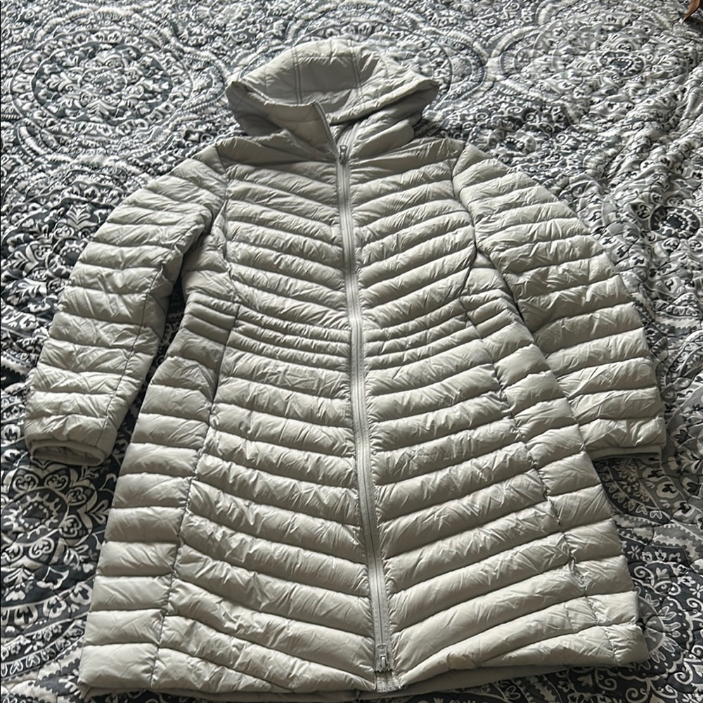 Lands end light weight down puffer coat